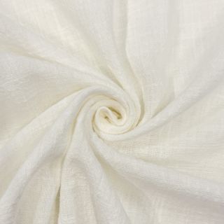 Țesătură din bumbac SLUB WASHED off white