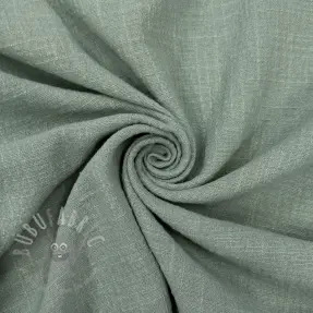 Țesătură din bumbac SLUB WASHED old green