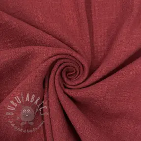 Țesătură din bumbac SLUB WASHED wine red