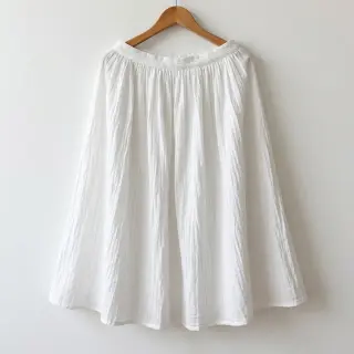 Țesătură din bumbac WASHED white