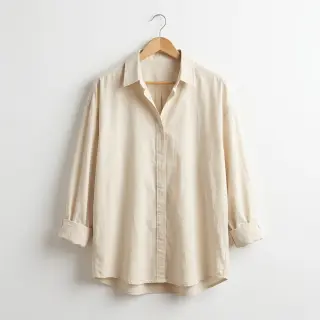 Țesătură din bumbac WASHED beige