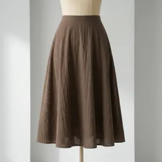 Țesătură din bumbac WASHED taupe
