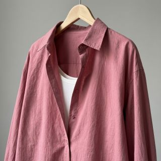 Țesătură din bumbac WASHED dark blush