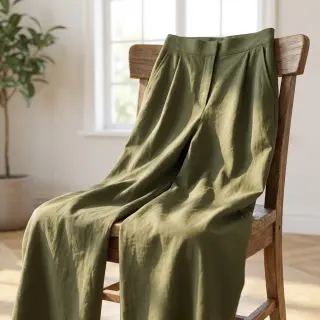 Țesătură din bumbac WASHED pickle