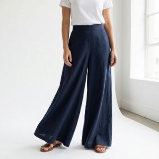 Țesătură din bumbac WASHED navy