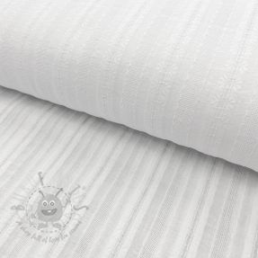 Țesătură din bumbac DOBBY Stripe off white