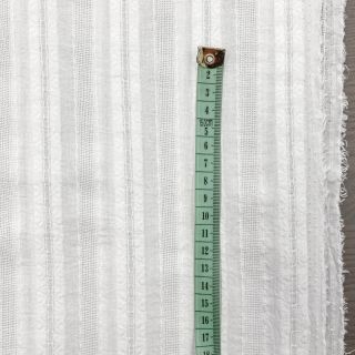 Țesătură din bumbac DOBBY Stripe off white