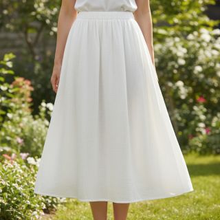 Țesătură din bumbac SLUB WASHED ecru