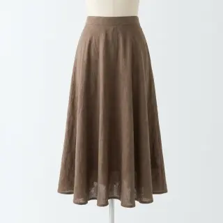 Țesătură din bumbac SLUB WASHED taupe
