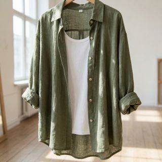 Țesătură din bumbac SLUB WASHED pickle