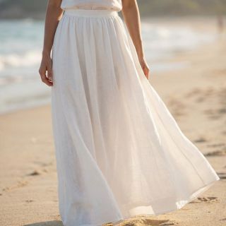 Țesătură din bumbac SLUB WASHED off white