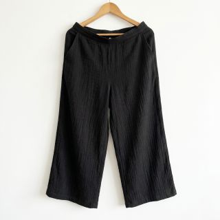 Țesătură din bumbac SLUB WASHED black