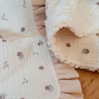 Mușelină Flowers SIMPLY NATURAL digital print ORGANIC