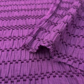 Viscoză CHENILLE JACQUARD cerise