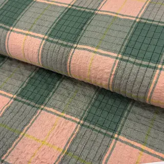 Viscoză CRINKLE Check peach