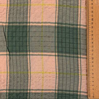 Viscoză CRINKLE Check peach