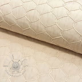 Material textil matlasat Cord off white