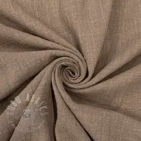 Țesătură din bumbac SLUB WASHED taupe