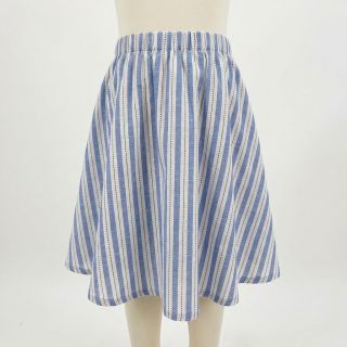 Țesătură din bumbac YARN DYED Stripes Nina blue