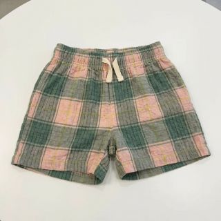 Viscoză CRINKLE Check peach