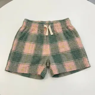Viscoză CRINKLE Check peach