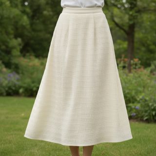 Viscoză CHENILLE JACQUARD ecru