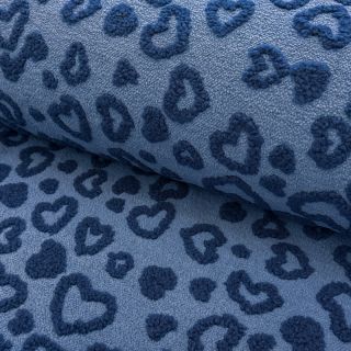 Stofă palton TEDDY Hearts jeans