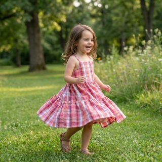 Țesătură din bumbac SEERSUCKER YARN DYED Checks pink