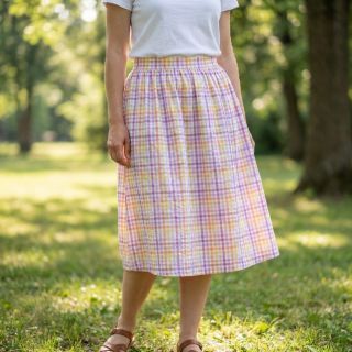 Țesătură din bumbac SEERSUCKER YARN DYED Checks multi