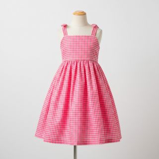 Țesătură din bumbac YARN DYED NEON SMALL Checks pink