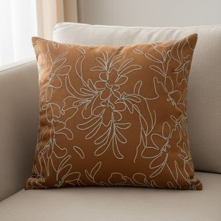 Imitație piele întoarsă Tape flower cinnamon