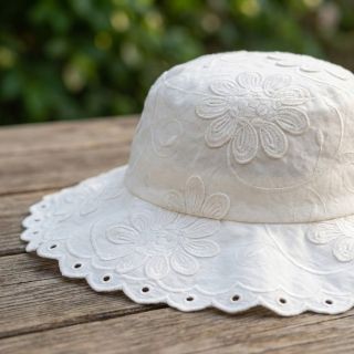 Țesătură din bumbac EMBROIDERY Bellagio off white