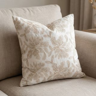 Țesătură din bumbac VOILE EMBROIDERY Kim off white