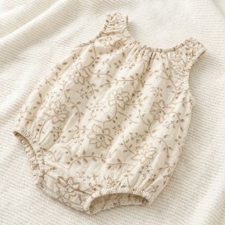Țesătură din bumbac VOILE EMBROIDERY Kiara off white
