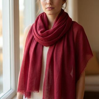 Material bumbac și vâscoză wine red