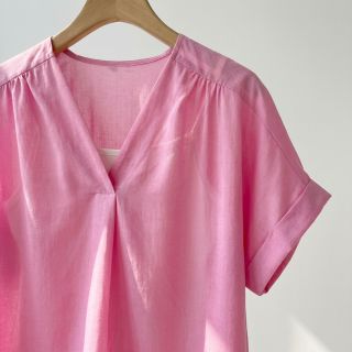 Material bumbac și vâscoză light pink