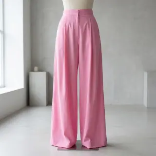 Material bumbac și vâscoză light pink