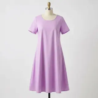 Material bumbac și vâscoză lilac