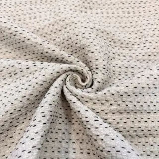 Țesătură decorativă PIQUE Khanta ecru