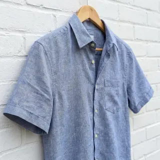 Țesătură din bumbac cu in LUREX blue