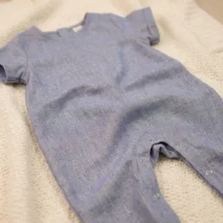 Țesătură din bumbac cu in LUREX blue