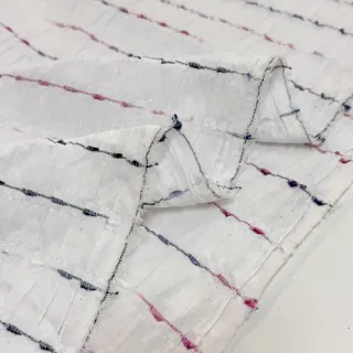 Țesătură din bumbac DOBBY CRINKLE Stripe white