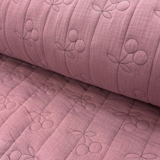 Mușelină STEPPED Cherries mauve