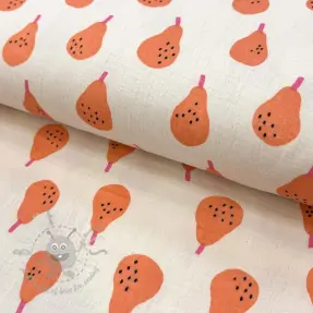 Mușelină Pears peach by JENNIFER BOURON ORGANIC