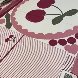 Țesătură din bumbac Cherries playmat PANEL digital print