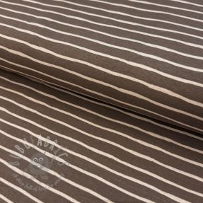 Tricot Stripes taupe