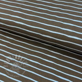 Tricot Stripes dark khaki