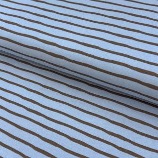Tricot Stripes dusty blue