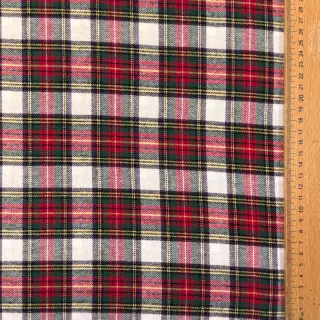 Țesătură din bumbac LIGHT FLANNEL Check design D