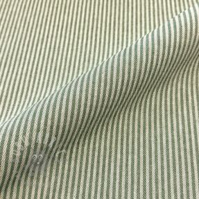 Țesătură decorativă DOBBY Colored stripe army green